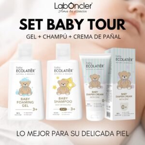 ECOLATIER SET BABY TOUR (Champú Bebé+Gel Bebé+Crema Pañal)
