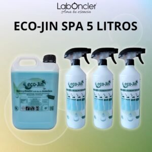 Eco-Jin NEUTRO BIDÓN 5 Litros CON 3 BAYETAS Y 3 ESPONJAS.