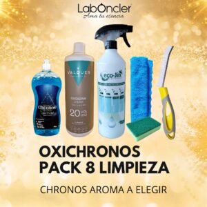 PACK 8 LIMPIEZA CHRONOS+CREMA OXIDANTE+DIFUSOR+CEPILLO JUNTAS+BAYETA Y ESTROPAJO CON ESPONJA  ARTICO-LIMPIO